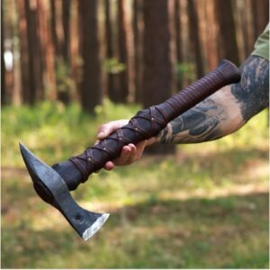 Handmade Viking Tomahawk Axe – Hand Forged High Carbon Steel | UScustomForge